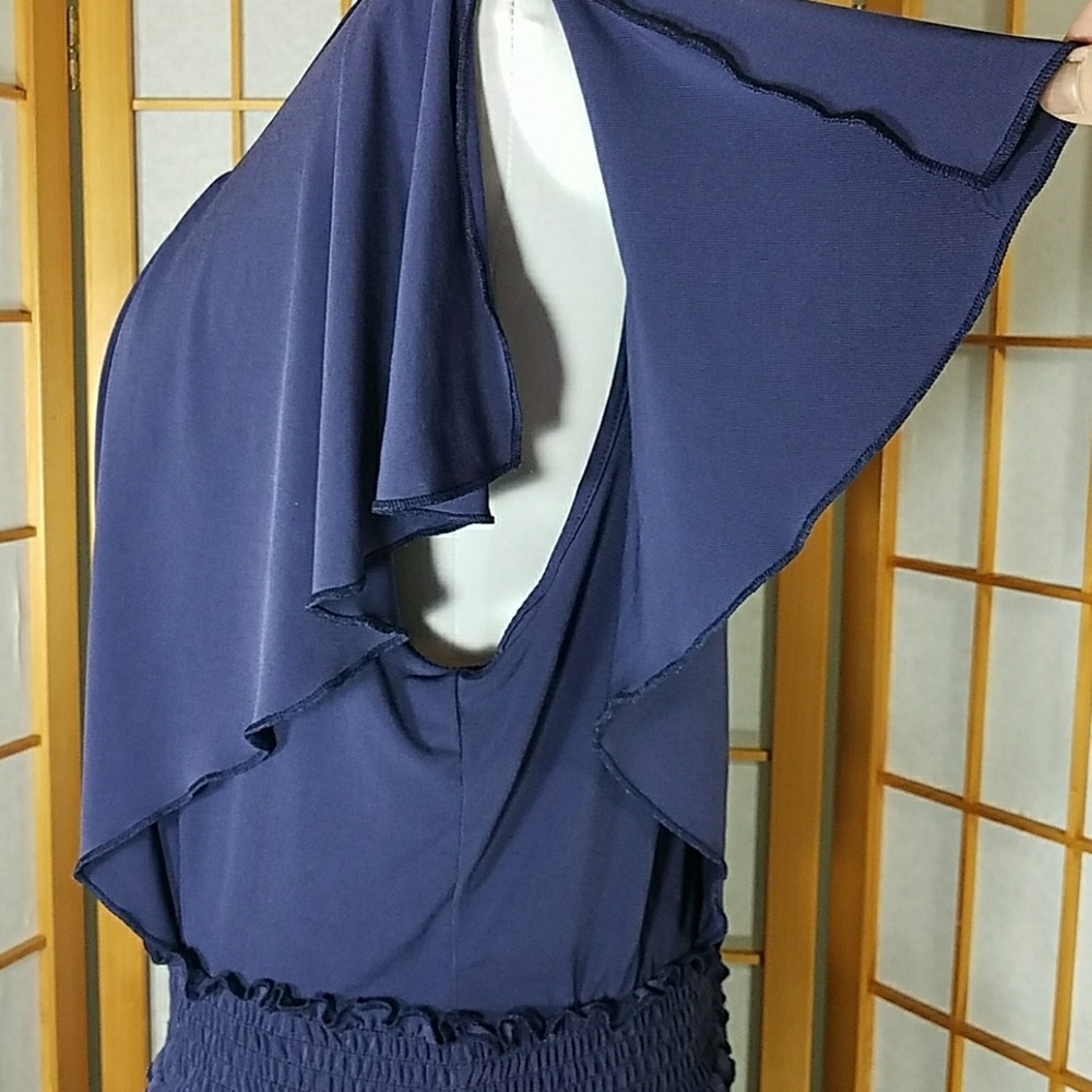 Max And Cleo Elastic Waist Flutter Sleeve Dress - image 5